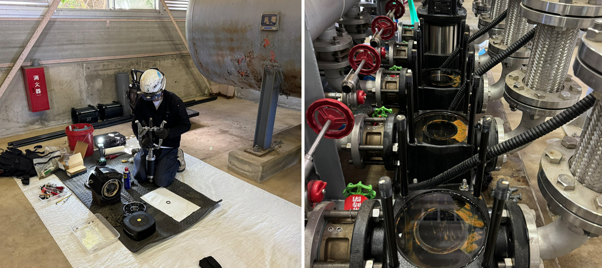⾷⾁⼯場で⼯⽔ポンプのオーバーホールおよびメンテナンス